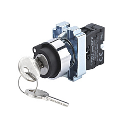 Двухпозиционный переключатель с ключом, с фиксацией (CHINT)