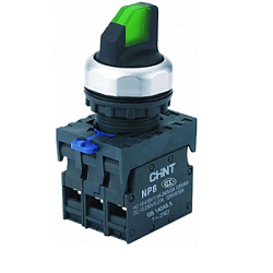 Переключатель зелёный с подсветкой NP8-20XD/31 (CHINT)